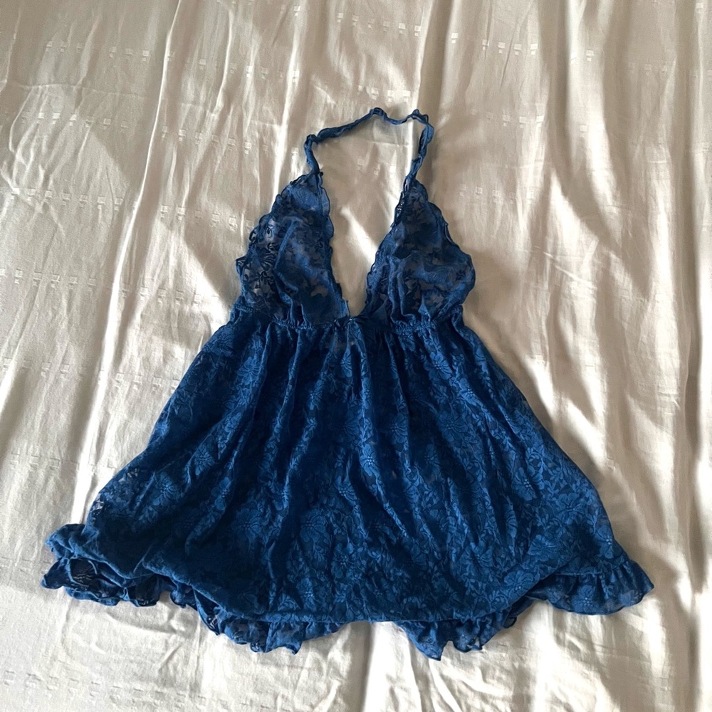 Babydoll Lace Halter Top